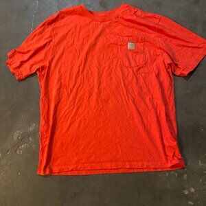 Carhartt Orange Pocket T-Shirt - XL